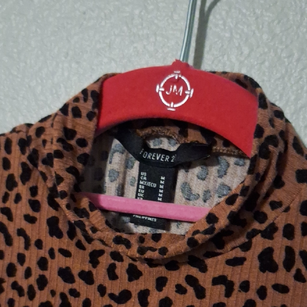 Forever 21 Kids Leopard Print Top